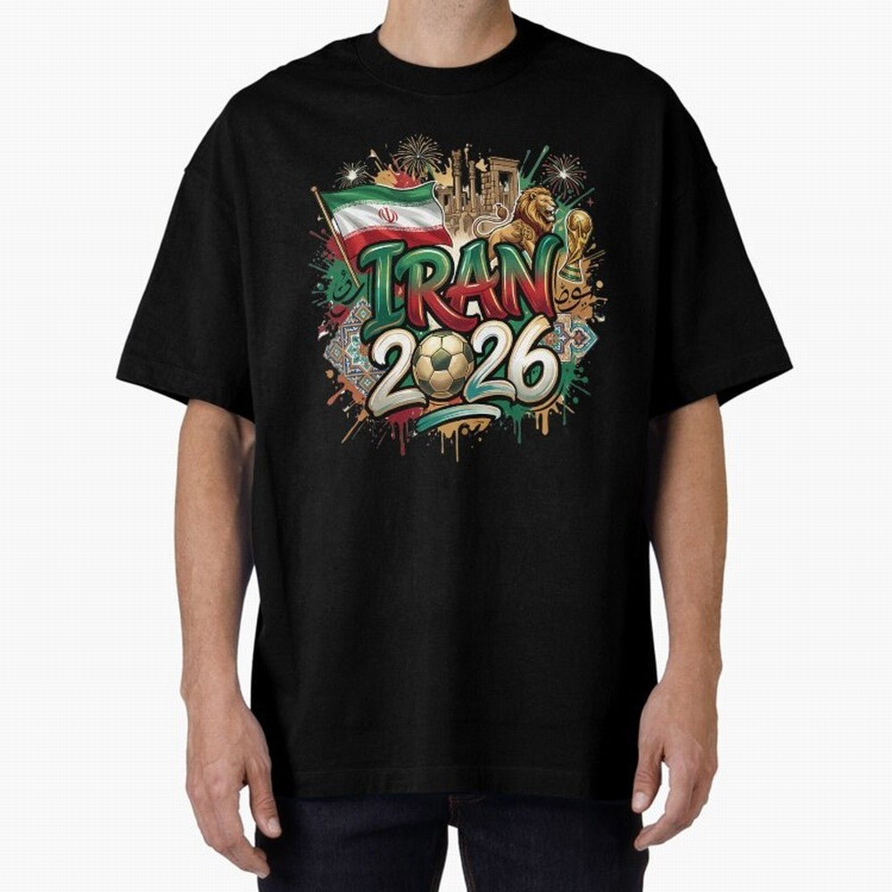 Iran World Cup 2026 Football Legacy Classic T-Shirt Show Your Stadium Side during the FIFA World Cup 2026 USA Canada Mexico Journey through Messi Highlights, Spain Pride, Championship Spirit, Famous Goals, Roaring Crowds and International Football