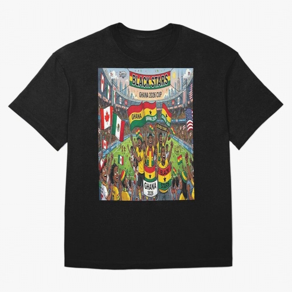 Ghana World Cup 2026 - Stadium Classic T-Shirt Bring a Champion Mindset to the FIFA World Cup 2026 Group Stage Journey through CR7 Highlights, Brazil Pride, Soccer Culture, Superstar Moments, National Team Dreams and Competitive Fire; Great for