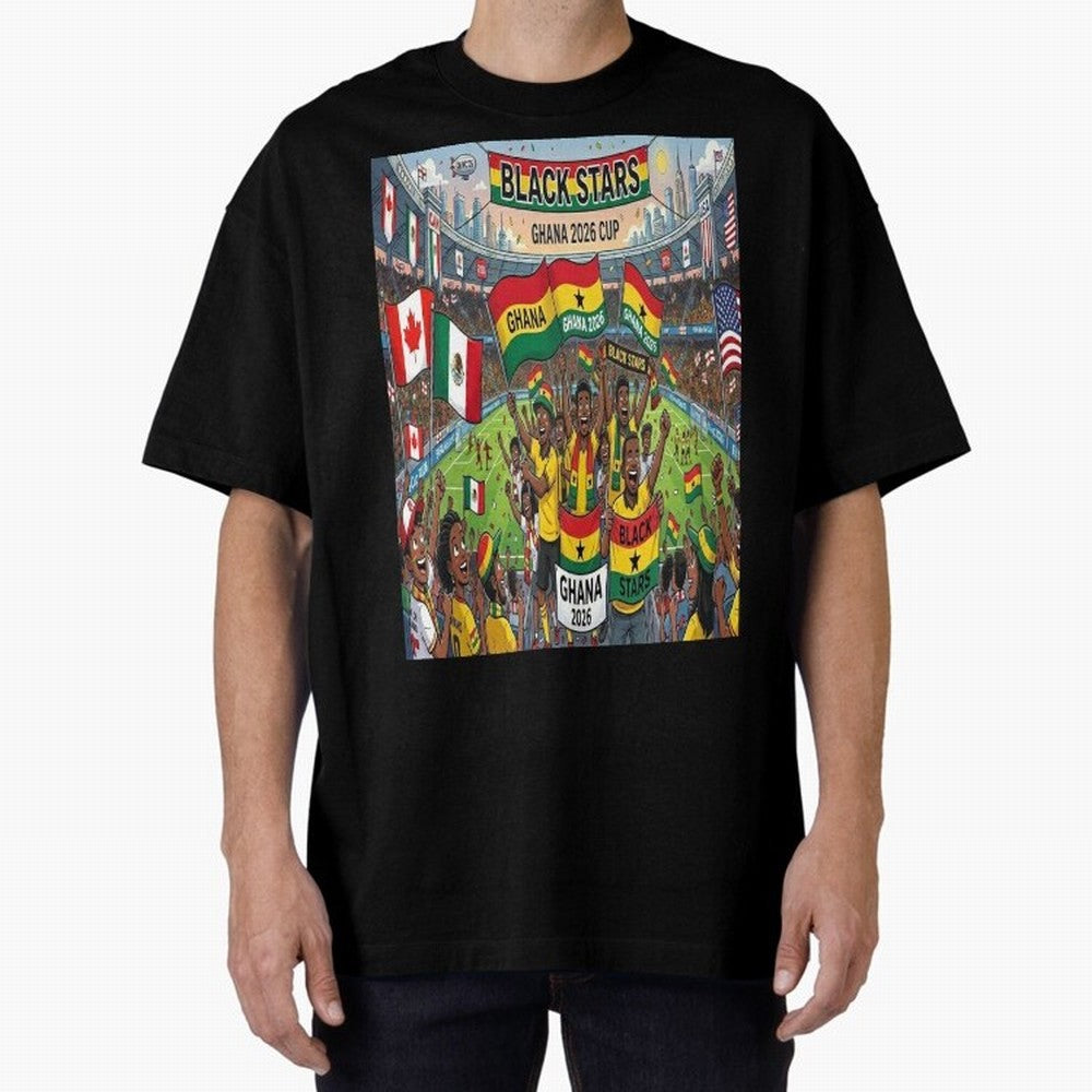 Ghana World Cup 2026 - Stadium Classic T-Shirt Bring a Champion Mindset to the FIFA World Cup 2026 Group Stage Journey through CR7 Highlights, Brazil Pride, Soccer Culture, Superstar Moments, National Team Dreams and Competitive Fire; Great for