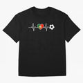 Portugal Football Heartbeat | Sele??o Das Quinas Soccer Fan Classic T-Shirt Capture Stadium Memories from FIFA World Cup 2026 Group Stage with Haaland and Mbappe, Brazil Energy, Match Day Excitement, Supporter Culture, Golden Goals and Global