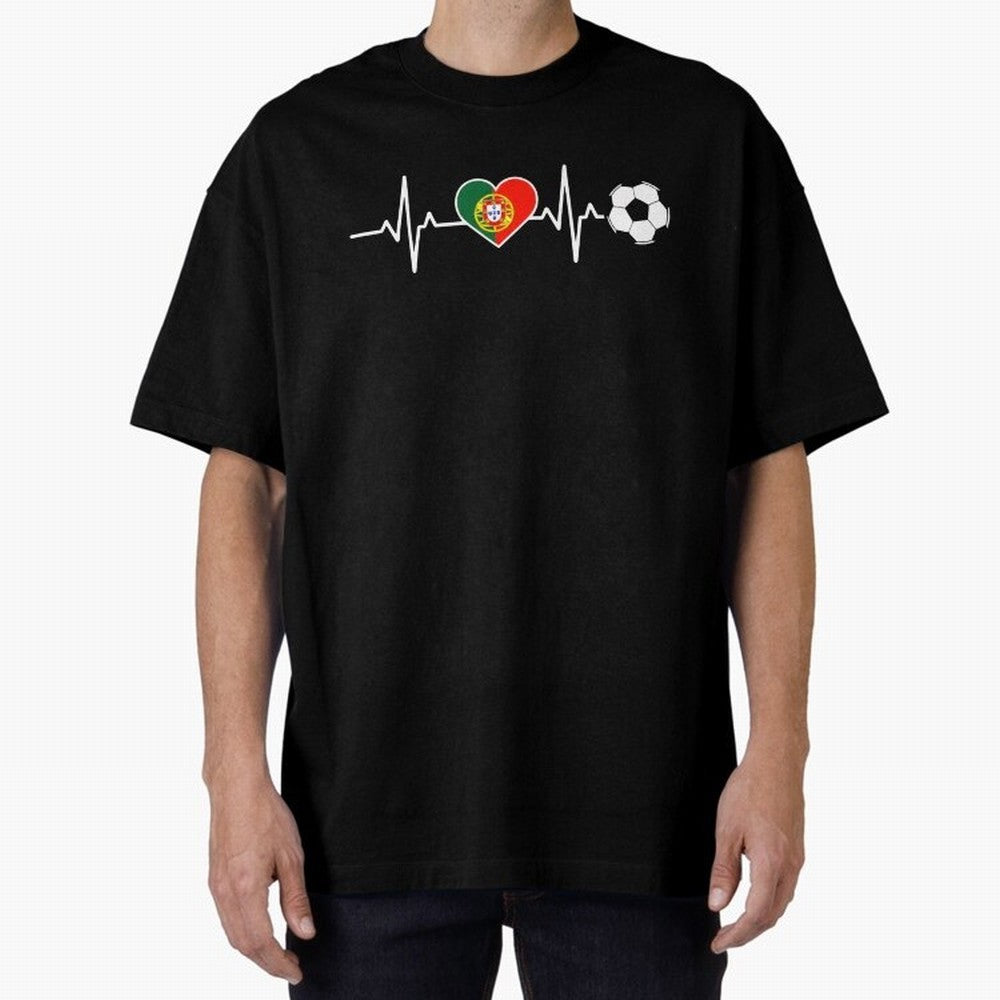 Portugal Football Heartbeat | Sele??o Das Quinas Soccer Fan Classic T-Shirt Capture Stadium Memories from FIFA World Cup 2026 Group Stage with Haaland and Mbappe, Brazil Energy, Match Day Excitement, Supporter Culture, Golden Goals and Global