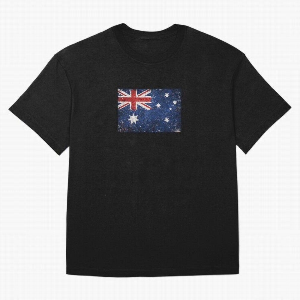Australia Football World Cup Flag | Grunge Socceroos Soccer Classic T-Shirt Feel the Heartbeat of FIFA World Cup 2026 Group Stage Spirit, Connected to Spain and Netherlands, Messi and Cristiano Ronaldo, Championship Spirit, Famous Goals, Roaring
