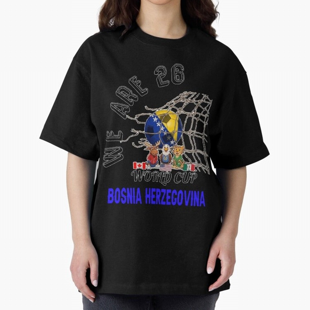 World cup 26 - Bosnia and Herzegovina Classic T-Shirt Feel the Heartbeat of FIFA World Cup 2026 USA Canada Mexico Highlighting Messi, CR7 and Mbappe, Germany Energy, Football Festival Excitement, Trophy Ambitions, Country Rivalries and Star Player