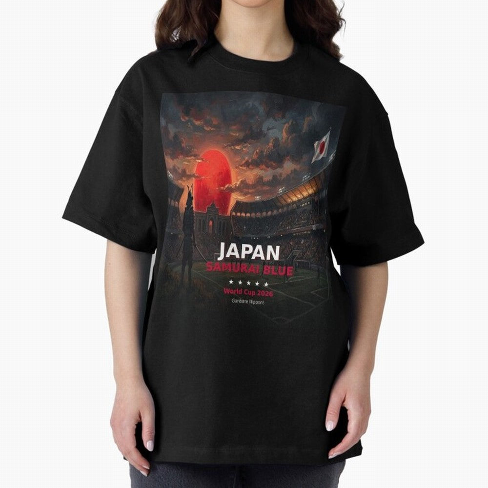 Japan Samurai Blue - World Cup 2026 Soccer Fan Tee Classic T-Shirt Back Your Heroes with FIFA World Cup 2026 Group Stage Celebrating Messi, Neymar and Mbappe, England Energy, Football Passion, Legendary Performances, Festival Vibes and Supporter