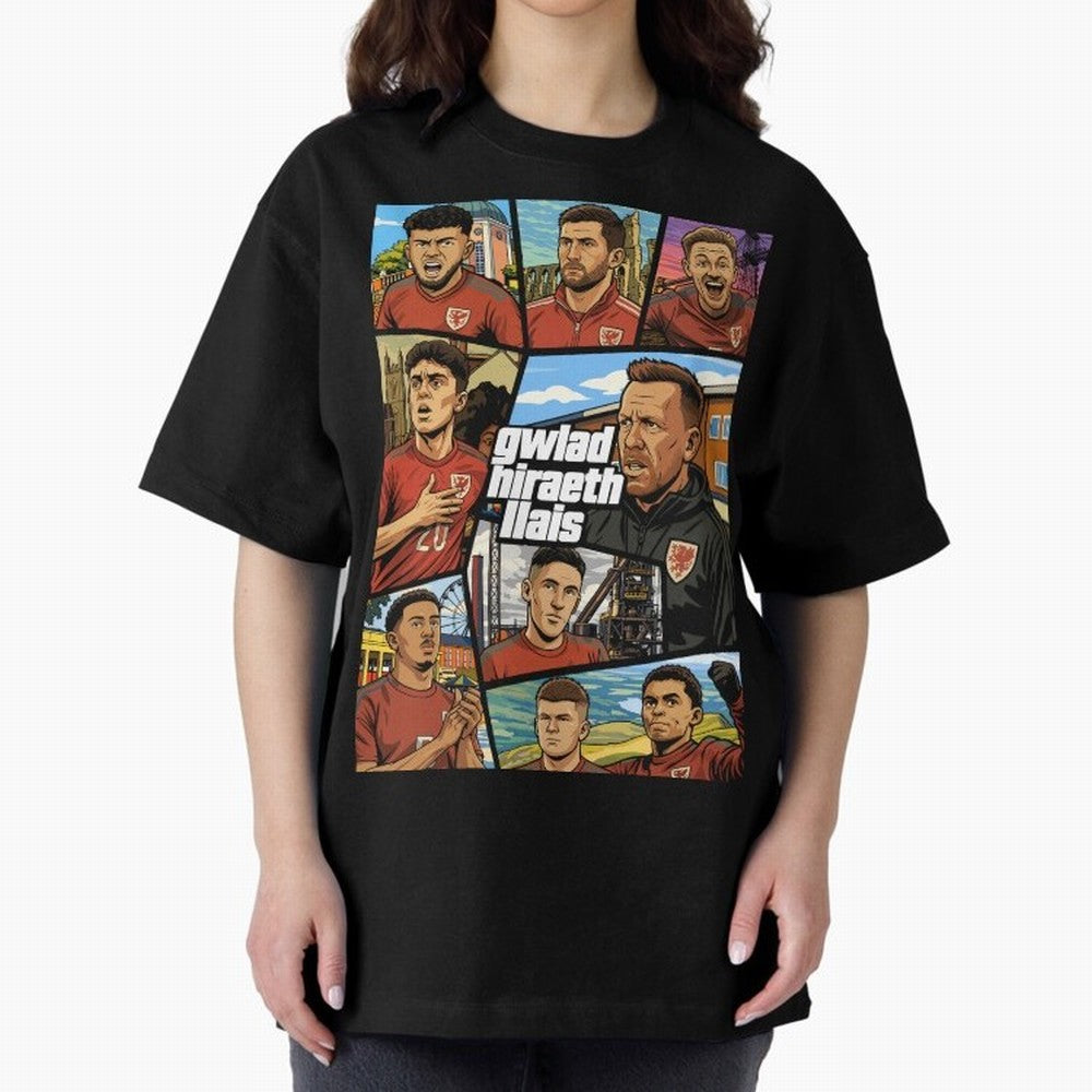 GTA Cymru Classic T-Shirt Bring Trophy Dreams to Global Football Passion for FIFA World Cup 2026 USA Canada Mexico, Filled with Mbappe and Neymar, Portugal, Stadium Memories, Football Loyalty, International Chants and Championship Tradition; Built