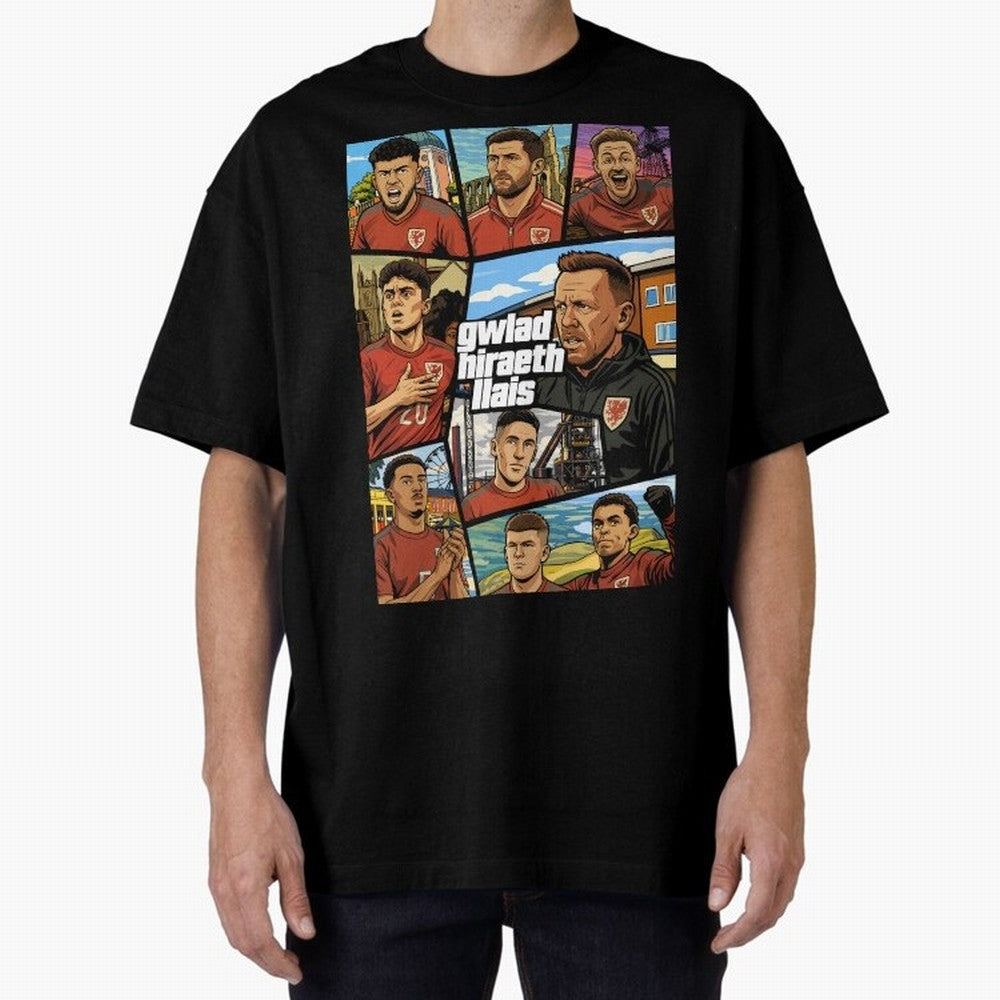 GTA Cymru Classic T-Shirt Bring Trophy Dreams to Global Football Passion for FIFA World Cup 2026 USA Canada Mexico, Filled with Mbappe and Neymar, Portugal, Stadium Memories, Football Loyalty, International Chants and Championship Tradition; Built
