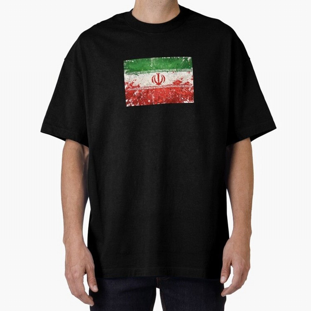 Iran Football World Cup Flag | Grunge Iranian Soccer Art Classic T-Shirt Bring Trophy Dreams to FIFA World Cup 2026 USA Canada Mexico Featuring Messi and Cristiano Ronaldo, Netherlands Energy, Soccer Culture, Superstar Moments, National Team Dreams