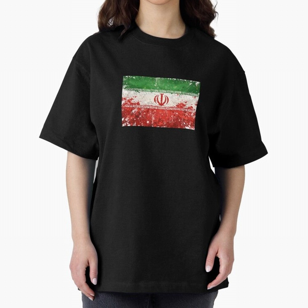 Iran Football World Cup Flag | Grunge Iranian Soccer Art Classic T-Shirt Bring Trophy Dreams to FIFA World Cup 2026 USA Canada Mexico Featuring Messi and Cristiano Ronaldo, Netherlands Energy, Soccer Culture, Superstar Moments, National Team Dreams