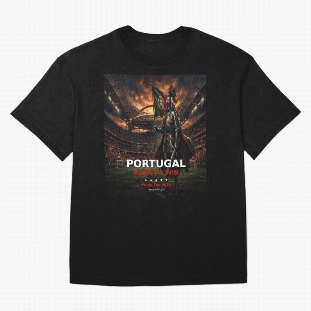 Portugal Born to Win - World Cup 2026 Soccer Fan Tee Classic T-Shirt Elevate FIFA World Cup 2026 Driven by CR7 and Messi, Brazil, Portugal and Argentina Energy, Stadium Chants, National Pride, Trophy Dreams and Unforgettable Football Memories;