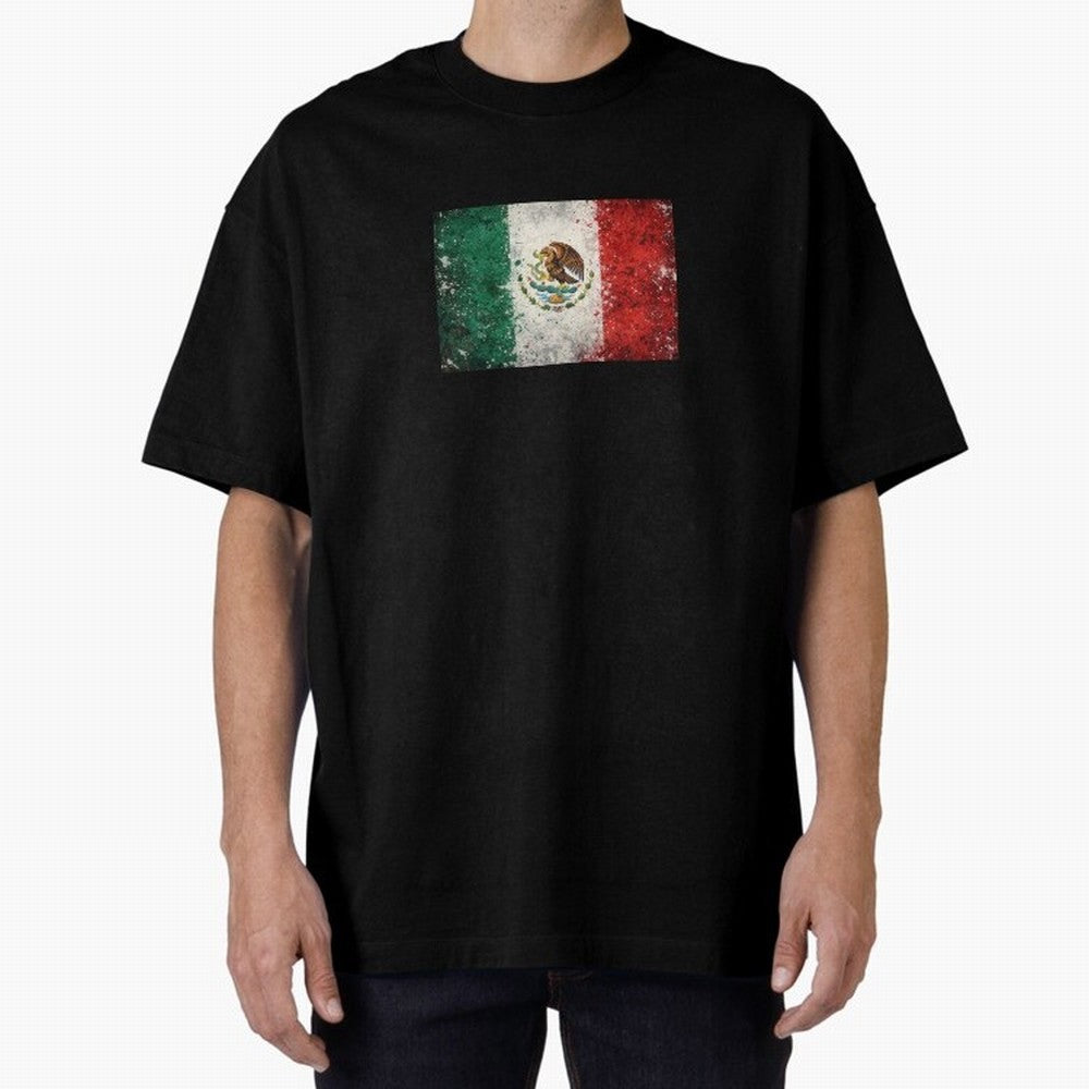 Mexico World Cup Flag ¨C Grunge Football Art Classic T-Shirt Fuel the Hype around the FIFA World Cup 2026 USA Canada Mexico Journey through Cristiano Ronaldo, Haaland and CR7 Highlights, Portugal, Spain and Germany Pride, Goal Celebration Energy,