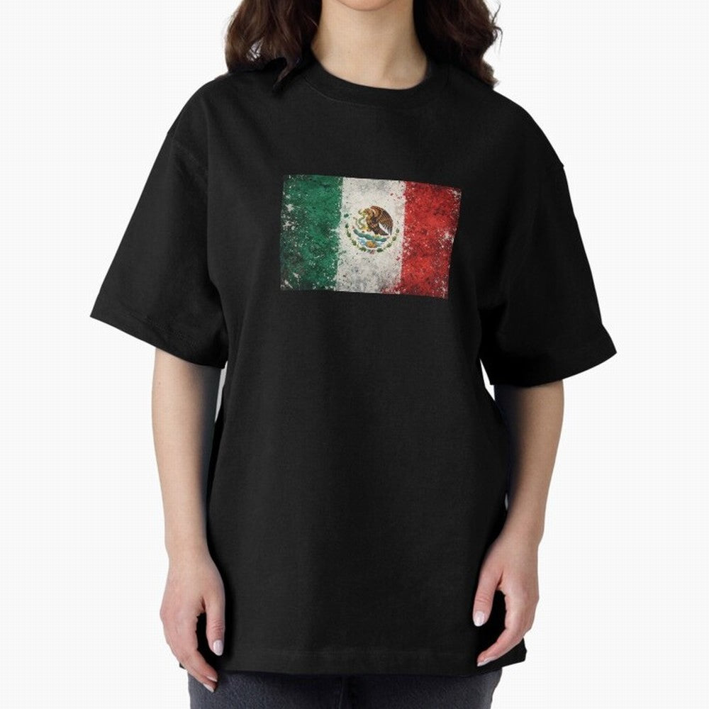 Mexico World Cup Flag ¨C Grunge Football Art Classic T-Shirt Fuel the Hype around the FIFA World Cup 2026 USA Canada Mexico Journey through Cristiano Ronaldo, Haaland and CR7 Highlights, Portugal, Spain and Germany Pride, Goal Celebration Energy,