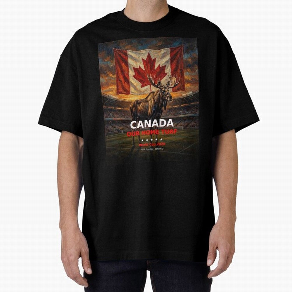 Canada Our Home Turf - World Cup 2026 Soccer Fan Tee Classic T-Shirt Celebrate Classic Football Spirit in FIFA World Cup 2026 Group Stage for Fans of Haaland and France, Bringing Soccer Culture, Superstar Moments, National Team Dreams and