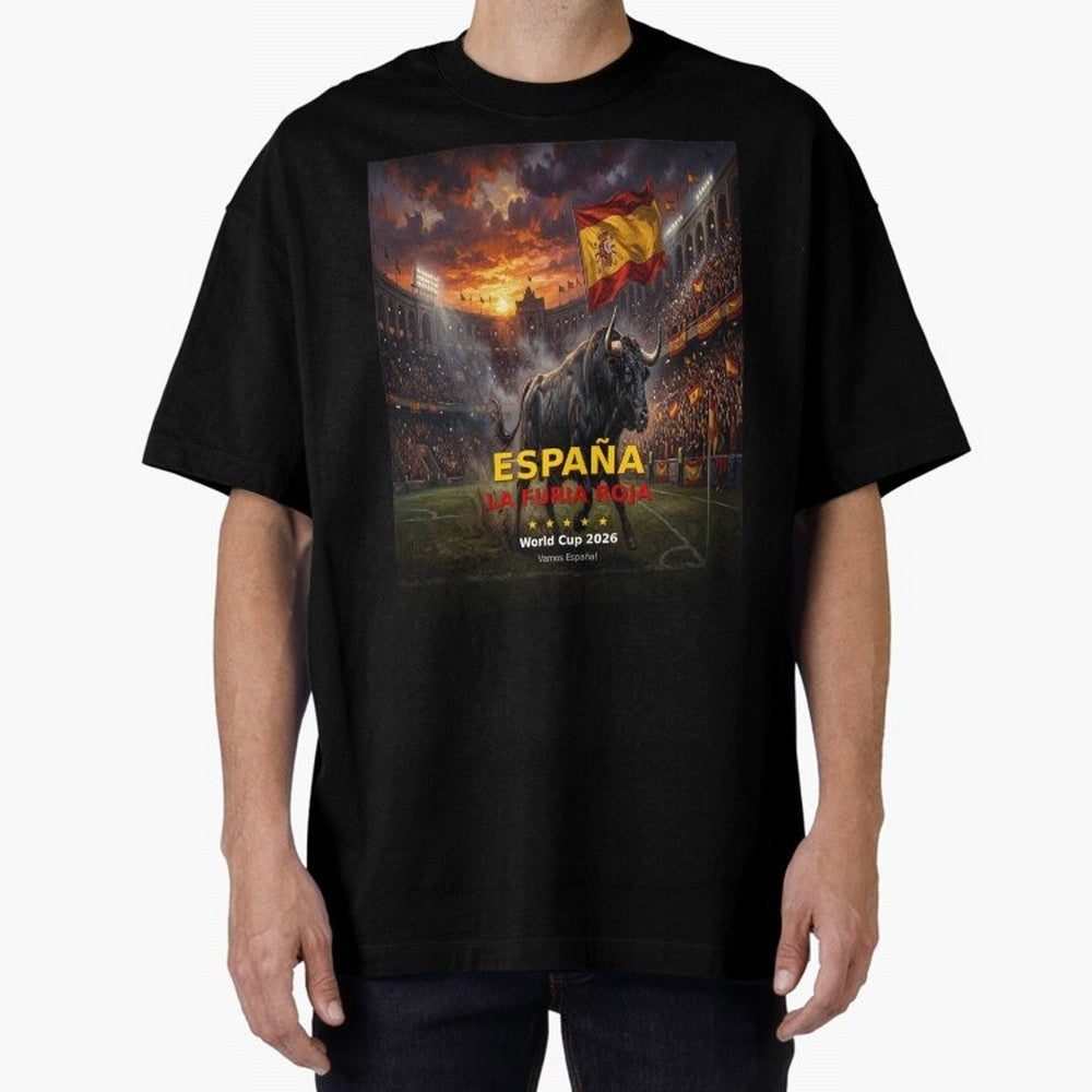 Espa?a La Furia Roja - World Cup 2026 Soccer Fan Tee Classic T-Shirt Celebrate Fan Culture around FIFA World Cup 2026 USA Canada Mexico Spirit, Celebrating Argentina, Messi, Championship Spirit, Famous Goals, Roaring Crowds and International