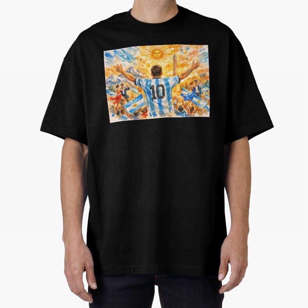 Spectacular Celebration in Argentina Soccer Vibes 2026 Classic T-Shirt Bring Global Tournament Vibes to FIFA World Cup 2026 for Fans of Messi and Portugal, Bringing Classic Soccer Heritage, Championship Pressure, Fan Loyalty and International