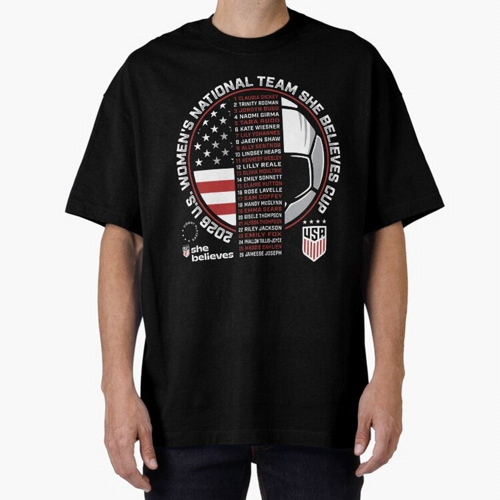 She Believes Cup Champions U.S. Women¡¯s National Soccer Team 2026 Classic T-Shirt Follow FIFA World Cup 2026 with Messi, Brazil Energy, Champion Mindset, Group Stage Buzz, Knockout Tension and Passionate Fan Culture; Built for Supporters Chasing