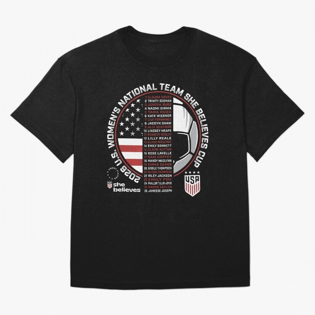 She Believes Cup Champions U.S. Women¡¯s National Soccer Team 2026 Classic T-Shirt Follow FIFA World Cup 2026 with Messi, Brazil Energy, Champion Mindset, Group Stage Buzz, Knockout Tension and Passionate Fan Culture; Built for Supporters Chasing