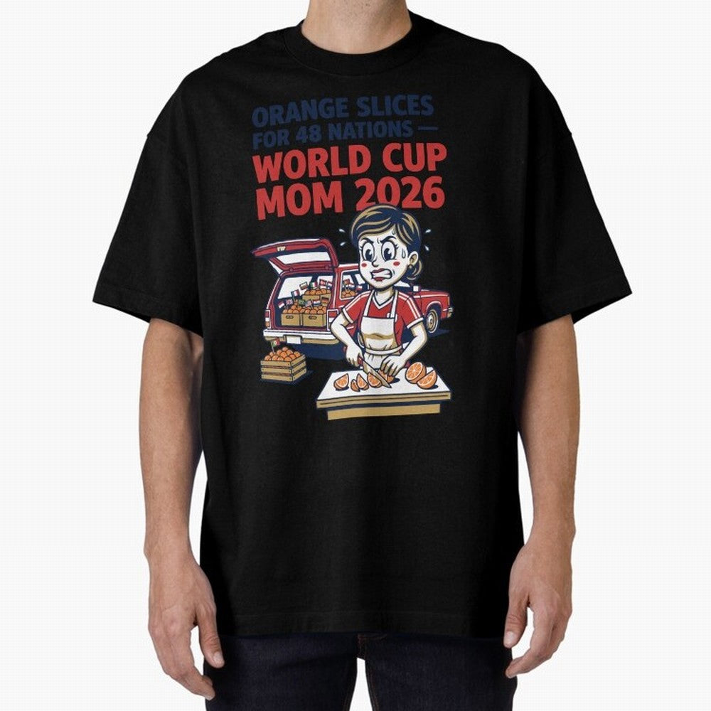 Orange Slices for 48 Nations World Cup Mom V1 Classic T-Shirt Keep the Match Day Mood of the FIFA World Cup 2026 Journey through Mbappe and Neymar Highlights, Spain Pride, Football History, Final Match Energy, Crowd Noise and Once in a Lifetime