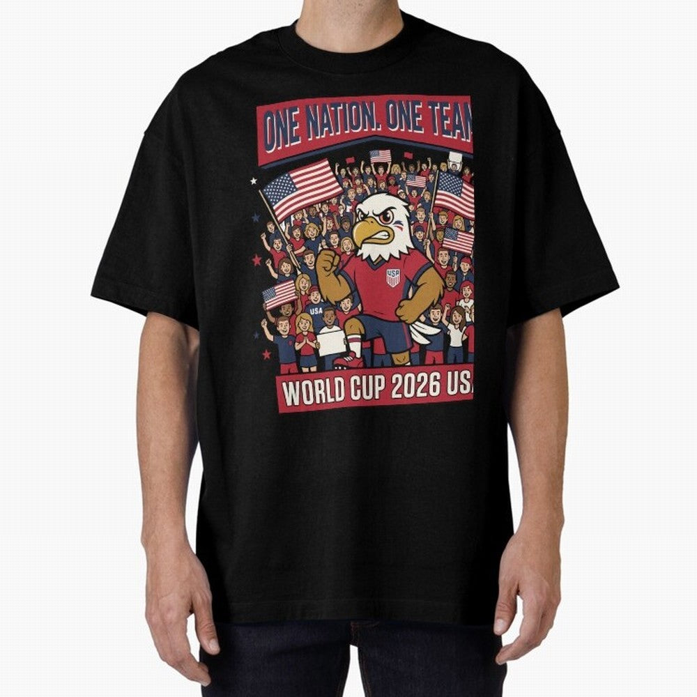 One Nation One Team ¡ª World Cup 2026 USA Classic T-Shirt Keep Football History Alive during Match Day Hype around FIFA World Cup 2026 Group Stage, Neymar, Brazil, Portugal and Argentina, Football Festival Excitement, Trophy Ambitions, Country