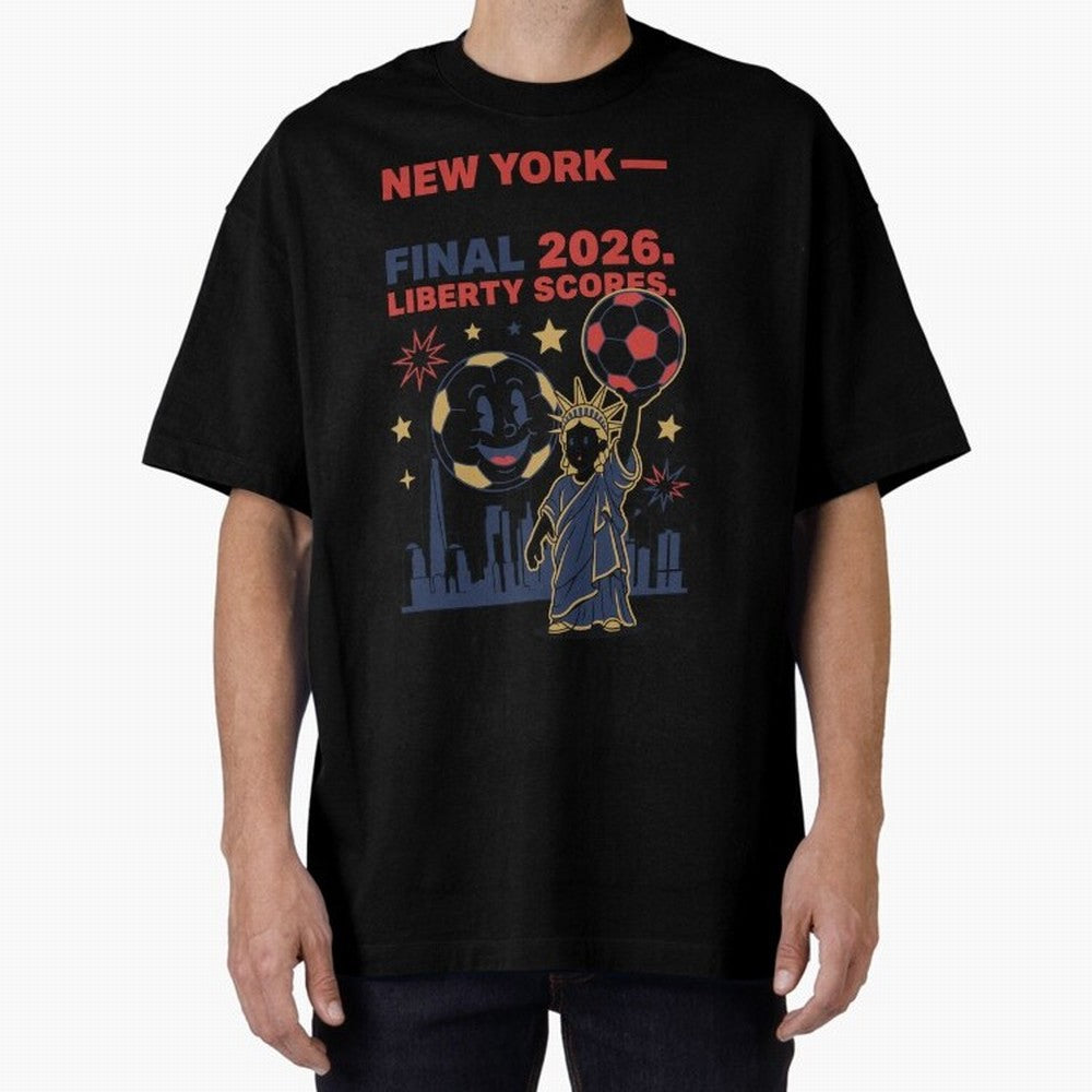 New York World Cup Final 2026 V4 Classic T-Shirt Join the Countdown to Match Day Hype around FIFA World Cup 2026 Group Stage, Messi, Neymar and Mbappe, Argentina, France and Brazil, Tournament Hype, Historic Matchups, Family Viewing Parties and