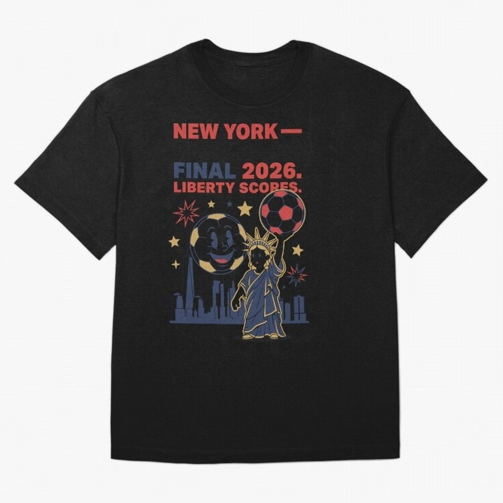 New York World Cup Final 2026 V4 Classic T-Shirt Join the Countdown to Match Day Hype around FIFA World Cup 2026 Group Stage, Messi, Neymar and Mbappe, Argentina, France and Brazil, Tournament Hype, Historic Matchups, Family Viewing Parties and