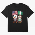 the American eagle and its friend the Nigerian eagle Classic T-Shirt Step into Global Football Passion for FIFA World Cup 2026 USA Canada Mexico, Capturing Messi and Cristiano Ronaldo, France, Classic Soccer Heritage, Championship Pressure, Fan