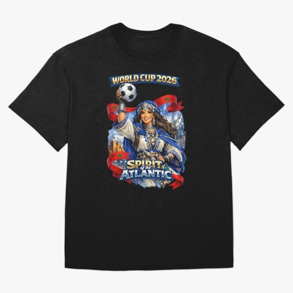 Moroccan World Cup 2026 Spirit Classic T-Shirt Follow Match Day Hype around FIFA World Cup 2026 USA Canada Mexico, Cristiano Ronaldo, Brazil, Tournament Hype, Historic Matchups, Family Viewing Parties and Global Sports Pride; Ideal for Passionate