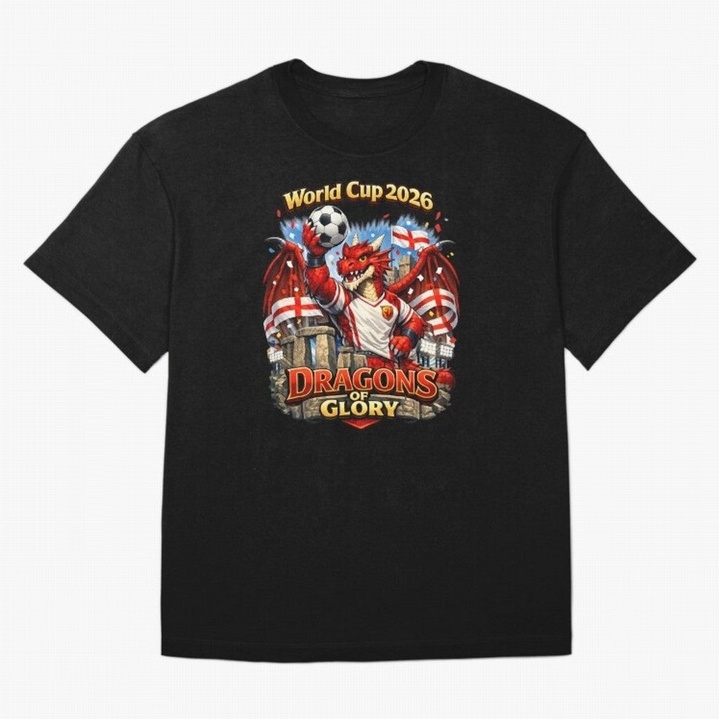 World Cup 2026 Dragons of Glory Classic T-Shirt Bring World Football Passion into FIFA World Cup 2026 Spirit, Capturing Portugal, Haaland, Football Passion, Legendary Performances, Festival Vibes and Supporter Community; Made for Die Hard