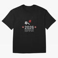Retro Snoopy Soccer, 2026 WC Classic T-Shirt Celebrate Soccer Greatness during Match Day Hype around FIFA World Cup 2026 USA Canada Mexico, Messi and Cristiano Ronaldo, Argentina, France and Brazil, Championship Spirit, Famous Goals, Roaring Crowds