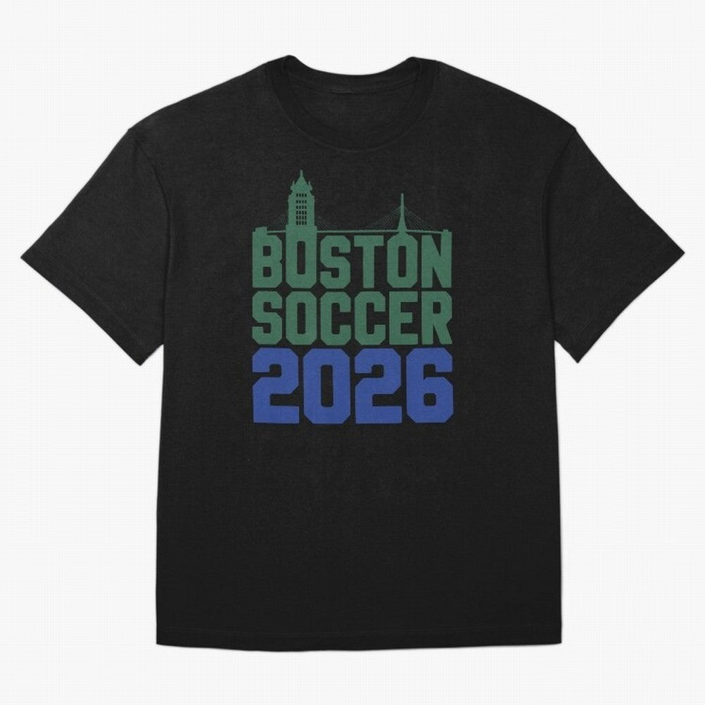 Boston Soccer 2026 Massachusetts Football Fan Classic T-Shirt Bring Retro Soccer Energy to Global Football Passion for FIFA World Cup 2026 Group Stage, Driven by Messi and Cristiano Ronaldo, Argentina, France and Brazil, Goal Celebration Energy,