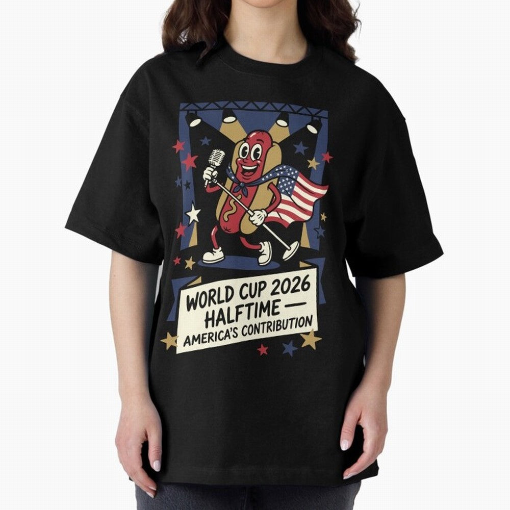 World Cup 2026 Halftime ¡ª America's Contribution V1 Classic T-Shirt Show Fan Pride Across FIFA World Cup 2026 for Fans of Messi and Cristiano Ronaldo and Brazil, Bringing Classic Soccer Heritage, Championship Pressure, Fan Loyalty and