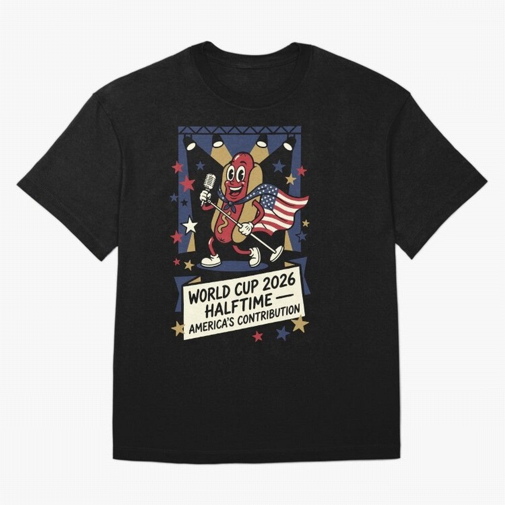 World Cup 2026 Halftime ¡ª America's Contribution V1 Classic T-Shirt Show Fan Pride Across FIFA World Cup 2026 for Fans of Messi and Cristiano Ronaldo and Brazil, Bringing Classic Soccer Heritage, Championship Pressure, Fan Loyalty and