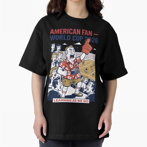American Fan ¡ª World Cup 2026 ¡ª Learning as We Go V1 Classic T-Shirt Experience the Global Stage of Global Football Passion for FIFA World Cup 2026 USA Canada Mexico, Highlighting Mbappe, Spain and Netherlands, Fan Favorite Moments, National Team