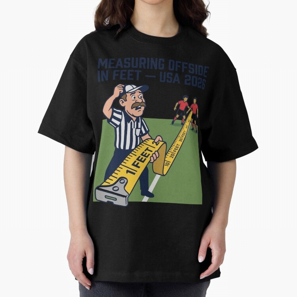 Measuring Offside in Feet ¡ª USA 2026 V3 Classic T-Shirt Live the Energy of FIFA World Cup 2026 Spirit, Capturing Argentina, France and Brazil, Neymar, Retro Football Energy, Iconic Rivalries, Trophy Chase Drama and Stadium Atmosphere; Perfect for