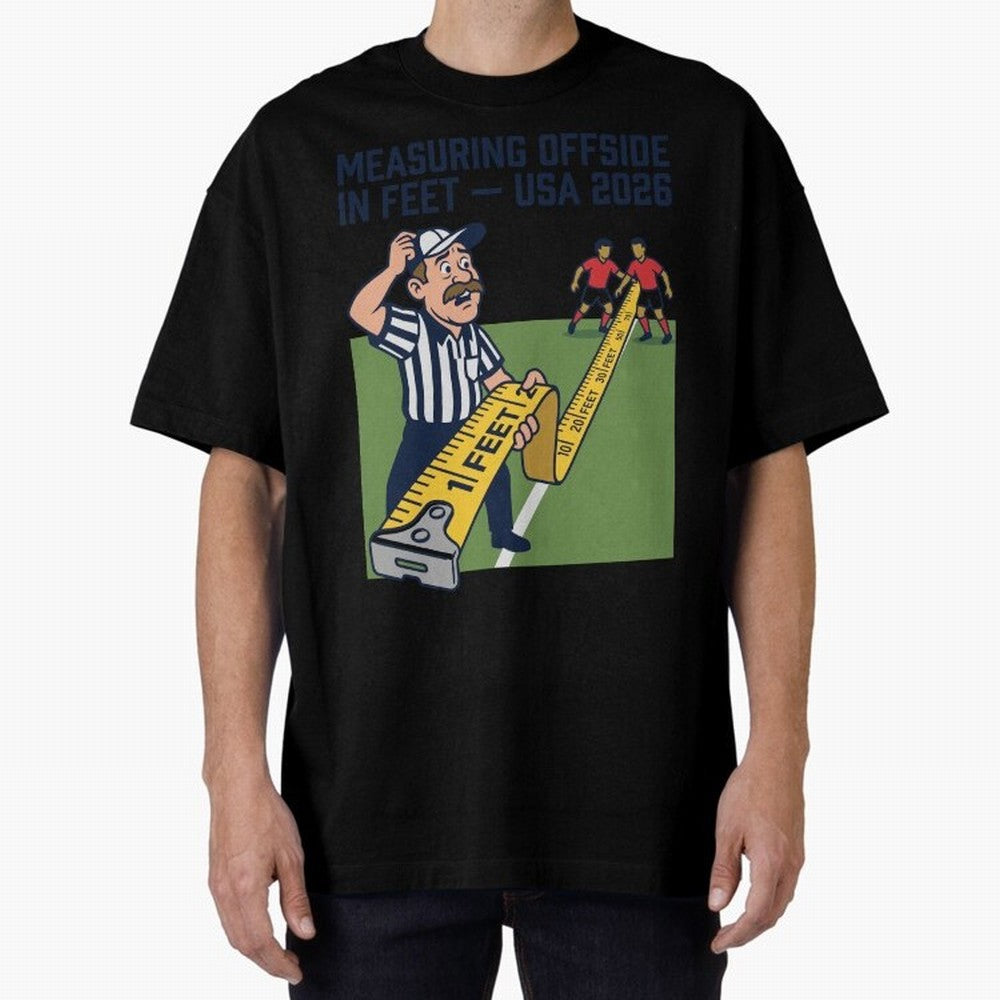 Measuring Offside in Feet ¡ª USA 2026 V3 Classic T-Shirt Live the Energy of FIFA World Cup 2026 Spirit, Capturing Argentina, France and Brazil, Neymar, Retro Football Energy, Iconic Rivalries, Trophy Chase Drama and Stadium Atmosphere; Perfect for