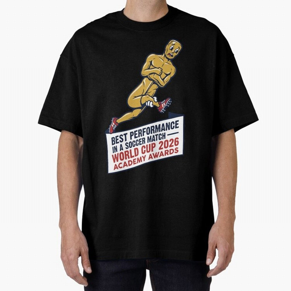 Academy Awards Best Performance Soccer V1 Classic T-Shirt Celebrate Supporters United by FIFA World Cup 2026 Group Stage for Fans of Cristiano Ronaldo and Argentina, France and Brazil, Bringing Football History, Final Match Energy, Crowd Noise and