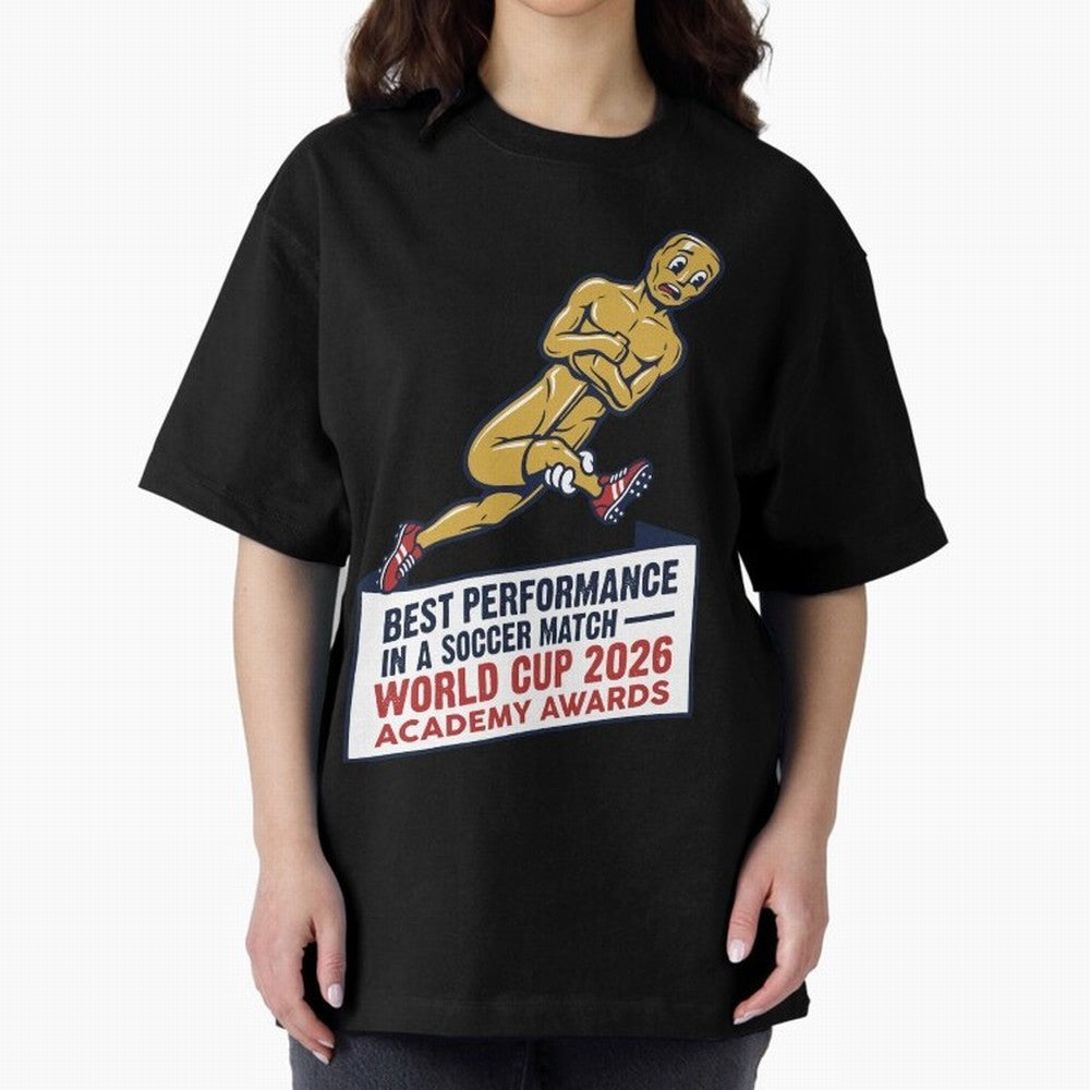 Academy Awards Best Performance Soccer V1 Classic T-Shirt Celebrate Supporters United by FIFA World Cup 2026 Group Stage for Fans of Cristiano Ronaldo and Argentina, France and Brazil, Bringing Football History, Final Match Energy, Crowd Noise and