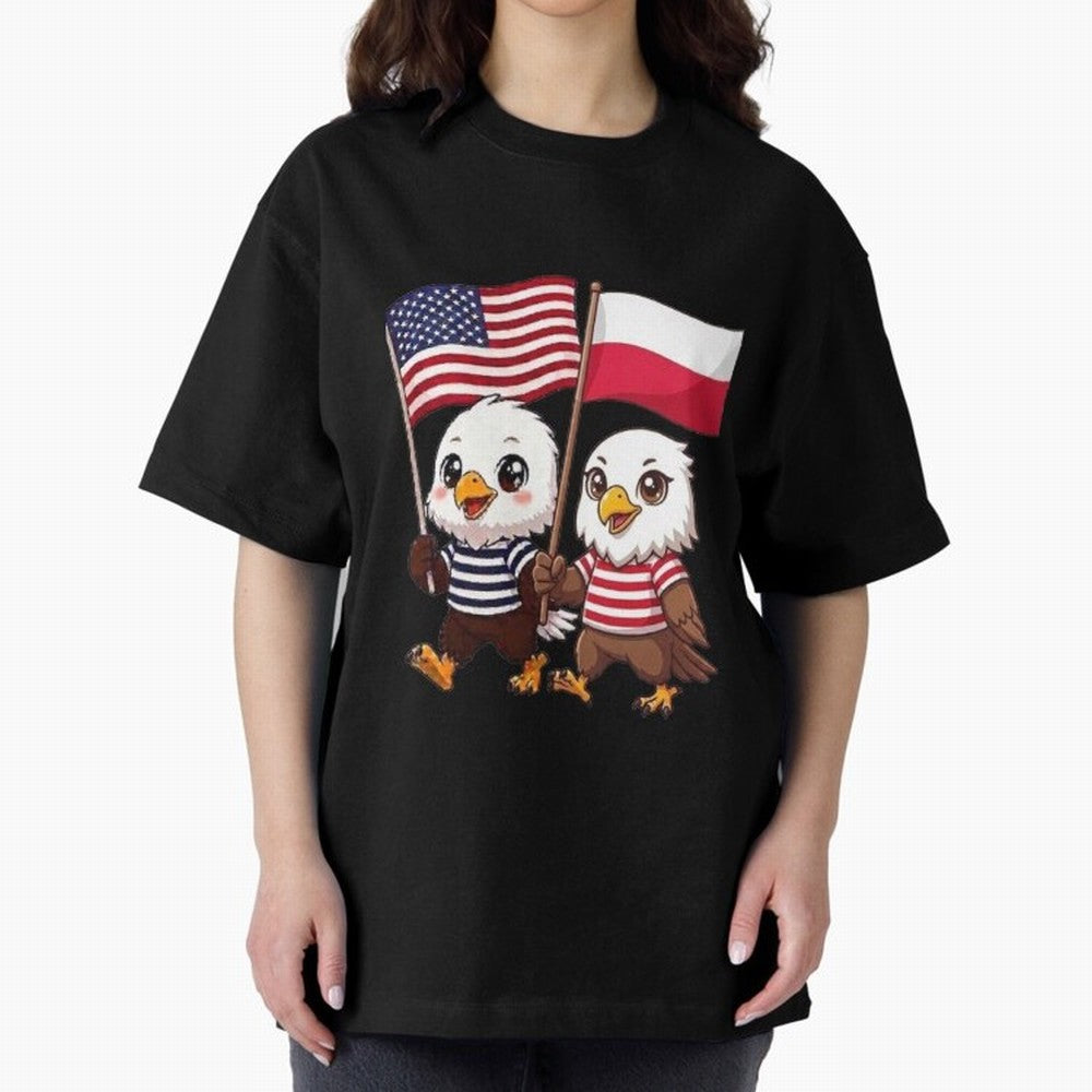 The American eagle and its friend, the Polish eagle Classic T-Shirt Stand with Match Day Hype around FIFA World Cup 2026, Messi and Cristiano Ronaldo, Netherlands, Match Day Excitement, Supporter Culture, Golden Goals and Global Football Passion;