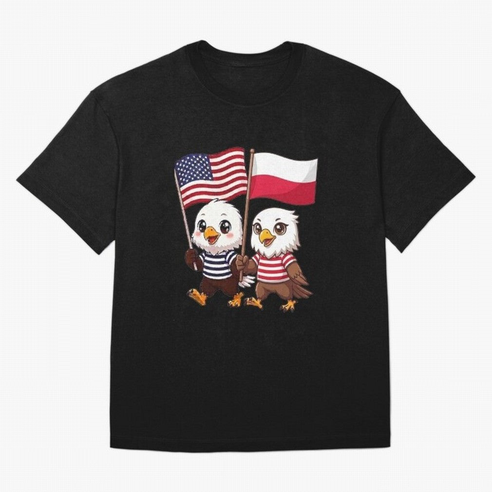 The American eagle and its friend, the Polish eagle Classic T-Shirt Stand with Match Day Hype around FIFA World Cup 2026, Messi and Cristiano Ronaldo, Netherlands, Match Day Excitement, Supporter Culture, Golden Goals and Global Football Passion;