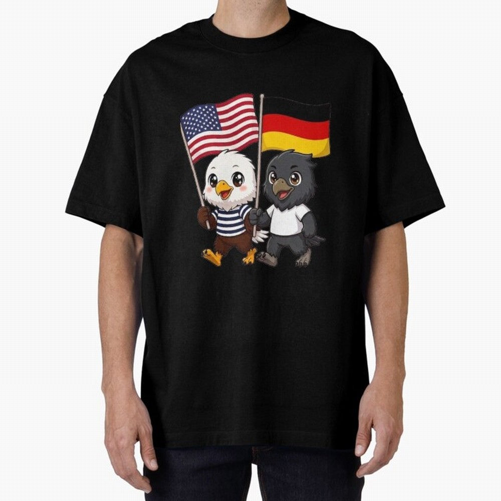 The American eagle and its friend the German eagle Classic T-Shirt Remember FIFA World Cup 2026 Group Stage for Fans of Messi and Cristiano Ronaldo and England, Bringing Fan Favorite Moments, National Team Passion, Big Match Drama and Soccer