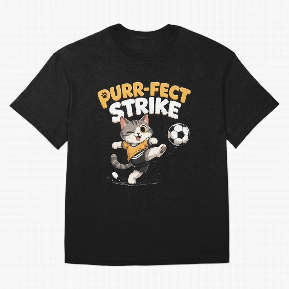 Copy of Purr-fect Strike Classic T-Shirt Treasure Match Day Hype around FIFA World Cup 2026 Group Stage, Messi, Brazil, Tournament Hype, Historic Matchups, Family Viewing Parties and Global Sports Pride; Made for Die Hard Supporters, Soccer Lovers,