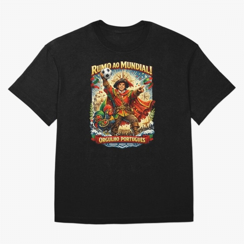 Portugal World Cup Pride Football Fan Classic T-Shirt Support FIFA World Cup 2026 USA Canada Mexico for Fans of Messi, Neymar and Mbappe and France and Portugal, Bringing Sports Nostalgia, International Competition, Famous Players and Unforgettable