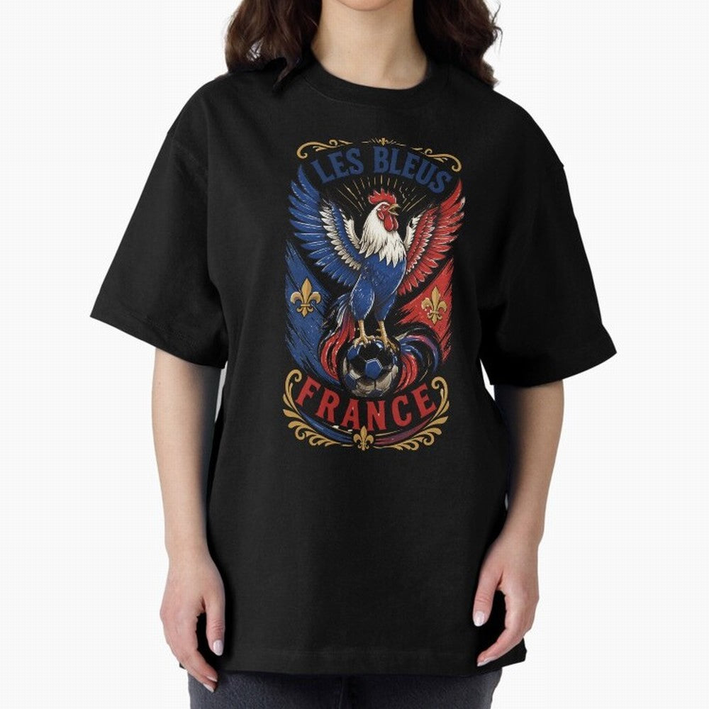 France Soccer Rooster - Les Bleus Vintage Patriotic Football Fan T-Shirt Classic T-Shirt Celebrate Classic Football Spirit in FIFA World Cup 2026 USA Canada Mexico Built around CR7 and Messi, Germany Energy, Vintage Soccer Flavor, Modern Football
