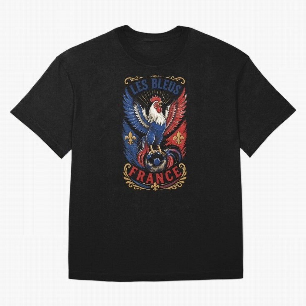 France Soccer Rooster - Les Bleus Vintage Patriotic Football Fan T-Shirt Classic T-Shirt Celebrate Classic Football Spirit in FIFA World Cup 2026 USA Canada Mexico Built around CR7 and Messi, Germany Energy, Vintage Soccer Flavor, Modern Football