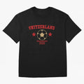 Switzerland ¡ª Vintage Soccer Tee Classic T-Shirt Celebrate the FIFA World Cup 2026 Group Stage Journey through CR7 and Messi Highlights, France and Portugal Pride, Goal Celebration Energy, Supporter Heritage, Football Icons and Worldwide