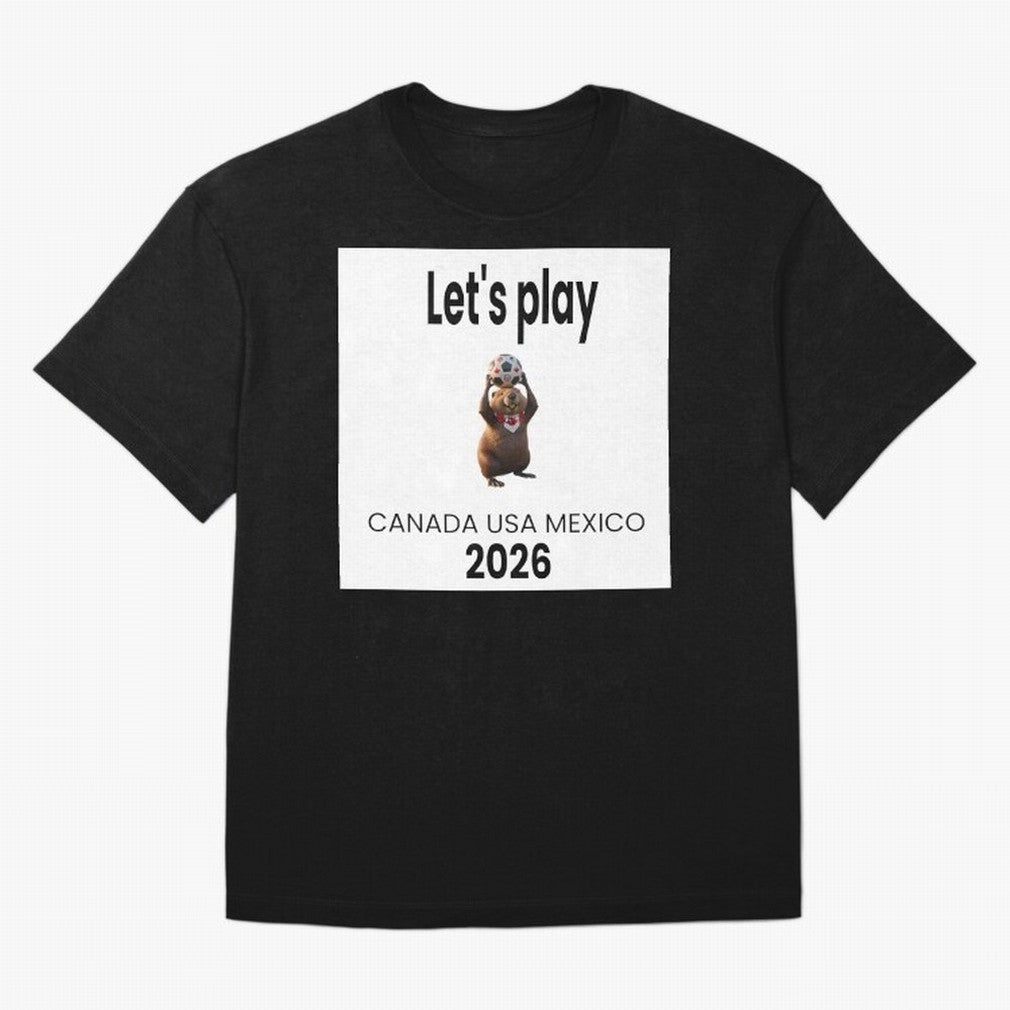 Canadian beaver invites you to World Cup 2026 in USA, Canada and Mexico Classic T-Shirt Celebrate Soccer Greatness during Match Day Hype around FIFA World Cup 2026, Cristiano Ronaldo, France and Portugal, Champion Mindset, Group Stage Buzz,