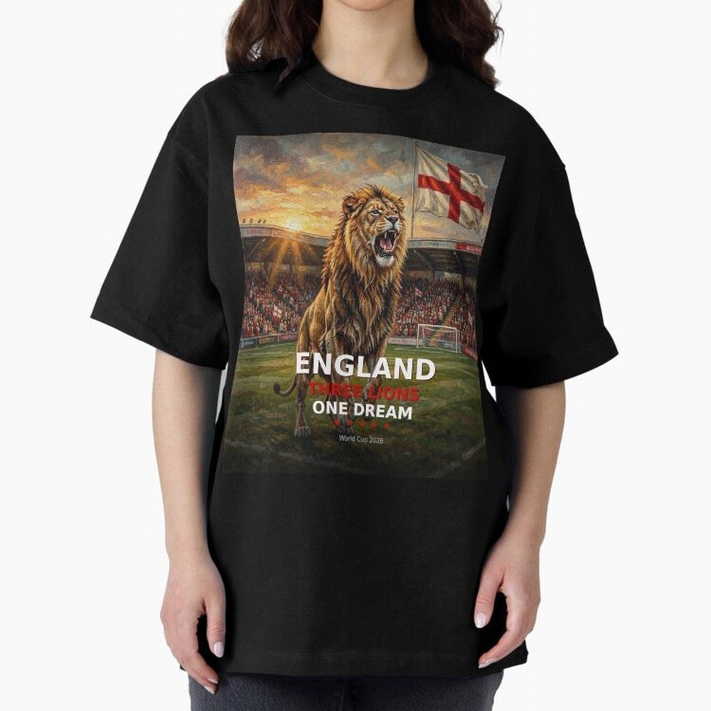 England Three Lions One Dream - World Cup 2026 Soccer Fan Tee Classic T-Shirt Show Support during Global Football Passion for FIFA World Cup 2026 Group Stage, Made for Haaland and Mbappe, Spain and Netherlands, Global Supporter Spirit, Legendary