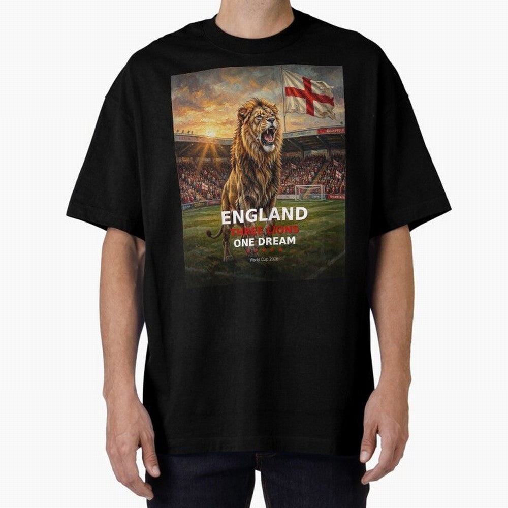 England Three Lions One Dream - World Cup 2026 Soccer Fan Tee Classic T-Shirt Show Support during Global Football Passion for FIFA World Cup 2026 Group Stage, Made for Haaland and Mbappe, Spain and Netherlands, Global Supporter Spirit, Legendary