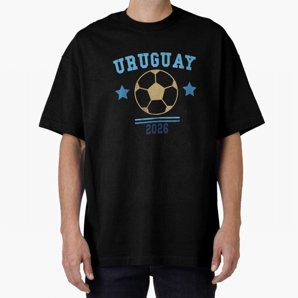 Uruguay 2026 ¡ª Vintage Soccer Tee Classic T-Shirt Remember Iconic Moments from the FIFA World Cup 2026 Group Stage Journey through CR7 Highlights, Brazil Pride, Tournament Hype, Historic Matchups, Family Viewing Parties and Global Sports Pride;