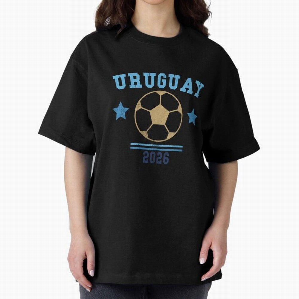 Uruguay 2026 ¡ª Vintage Soccer Tee Classic T-Shirt Remember Iconic Moments from the FIFA World Cup 2026 Group Stage Journey through CR7 Highlights, Brazil Pride, Tournament Hype, Historic Matchups, Family Viewing Parties and Global Sports Pride;