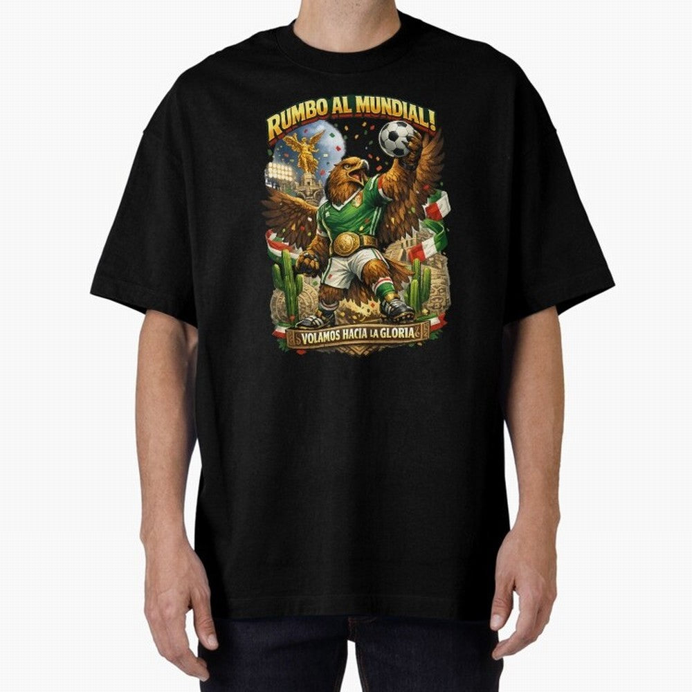 Mexico World Cup 2026 Eagle Fan Art Classic T-Shirt Show Your Love for Match Day Hype around FIFA World Cup 2026 Group Stage, Haaland, Brazil, Portugal and Argentina, Championship Spirit, Famous Goals, Roaring Crowds and International Football